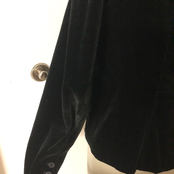 Pursuits LTD Velvet Jacket Sz 14 🦋Buttons Down - Picture 10 of 15